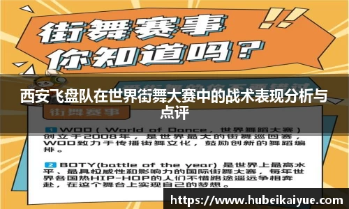 西安飞盘队在世界街舞大赛中的战术表现分析与点评