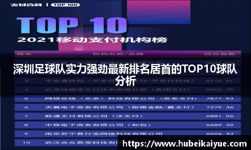 深圳足球队实力强劲最新排名居首的TOP10球队分析